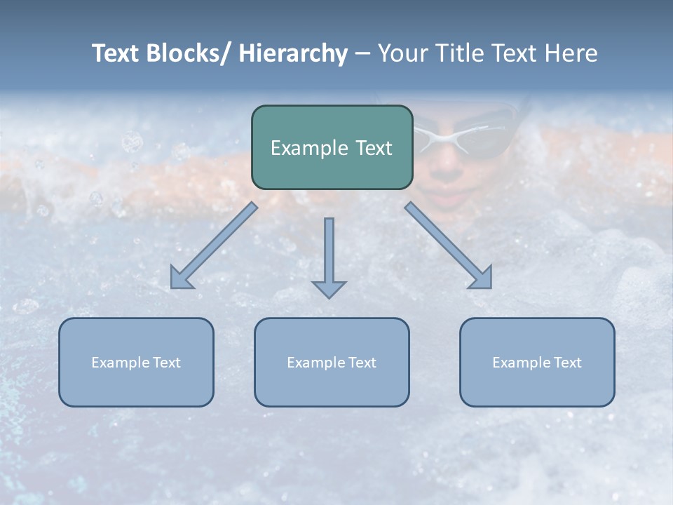 Young Swimmer Female PowerPoint Template