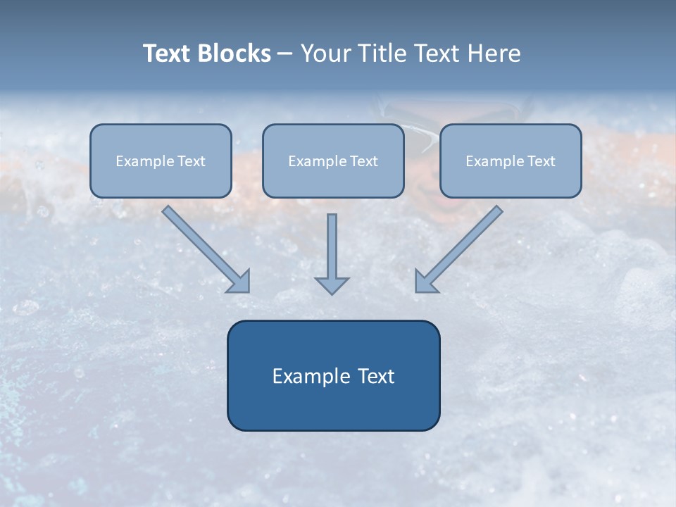 Young Swimmer Female PowerPoint Template