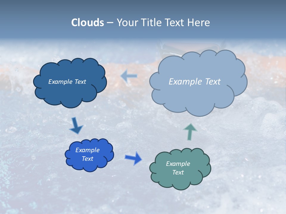 Young Swimmer Female PowerPoint Template