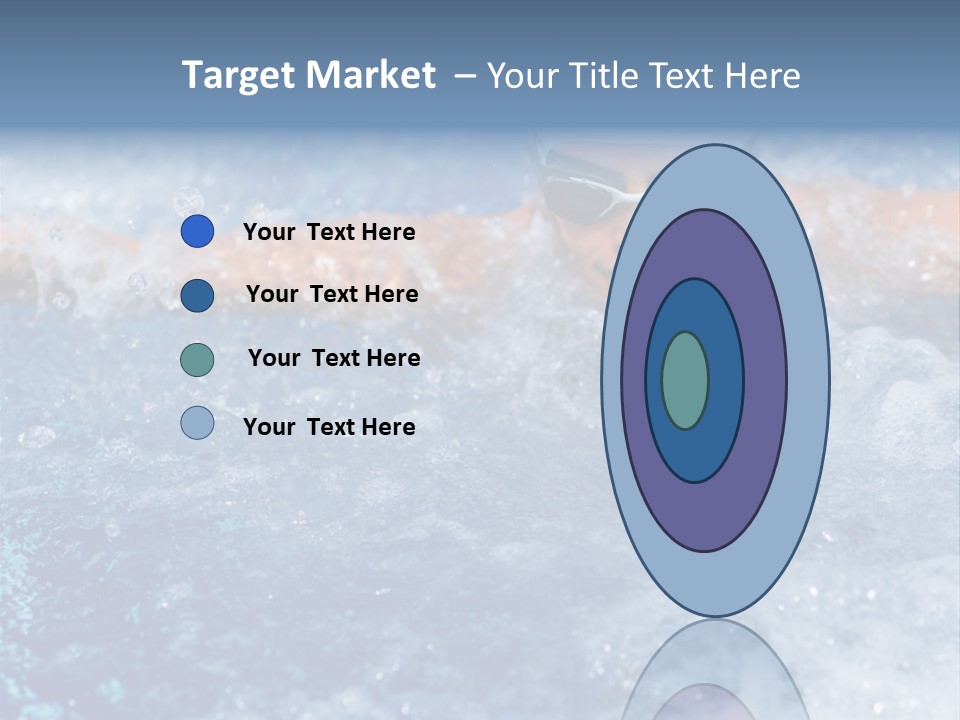 Young Swimmer Female PowerPoint Template