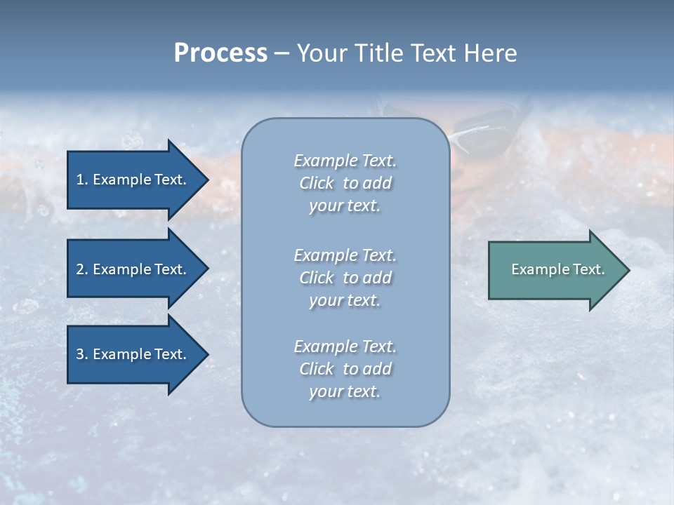 Young Swimmer Female PowerPoint Template