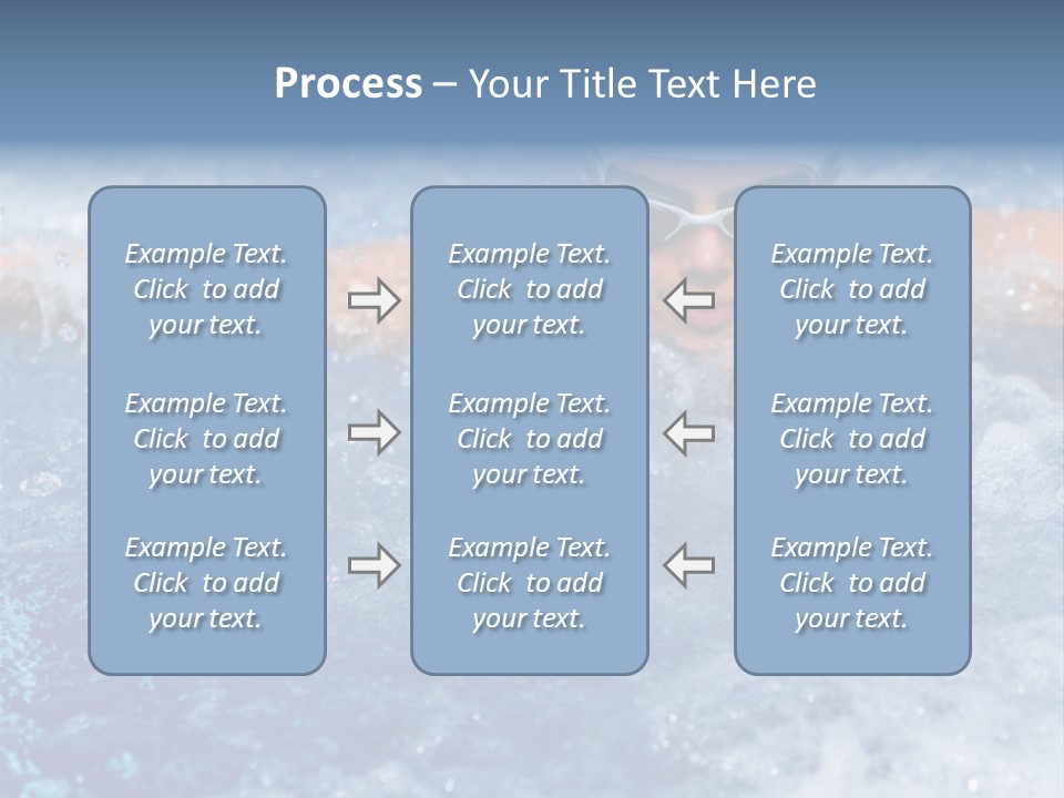 Young Swimmer Female PowerPoint Template