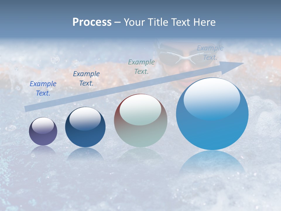 Young Swimmer Female PowerPoint Template