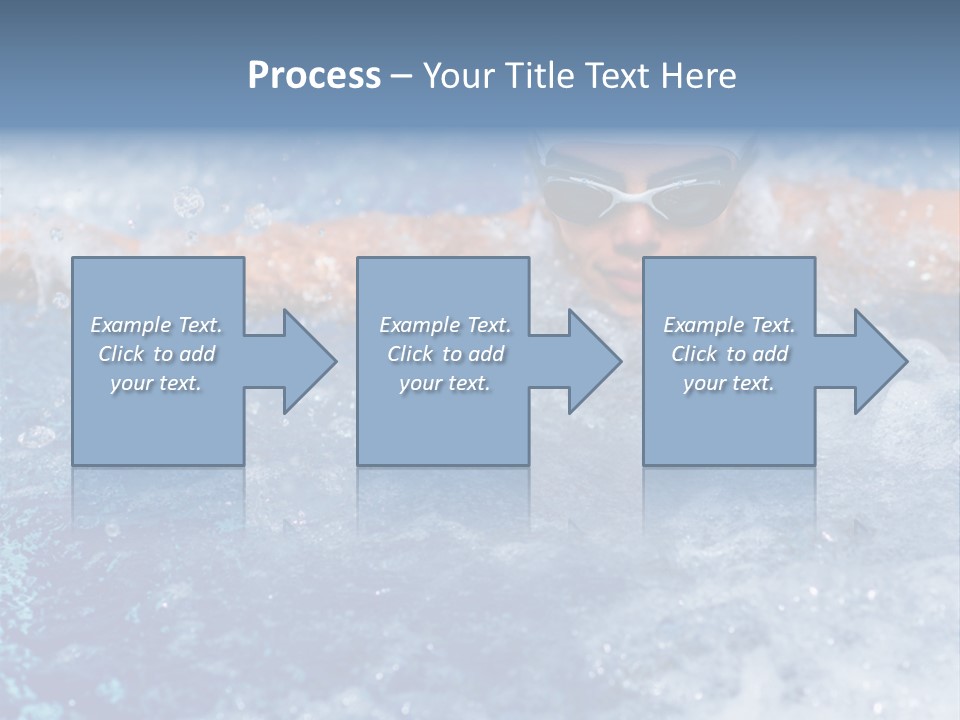 Young Swimmer Female PowerPoint Template