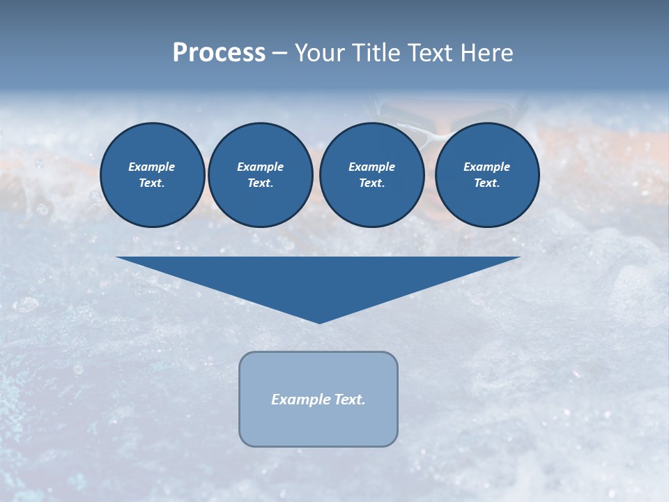Young Swimmer Female PowerPoint Template