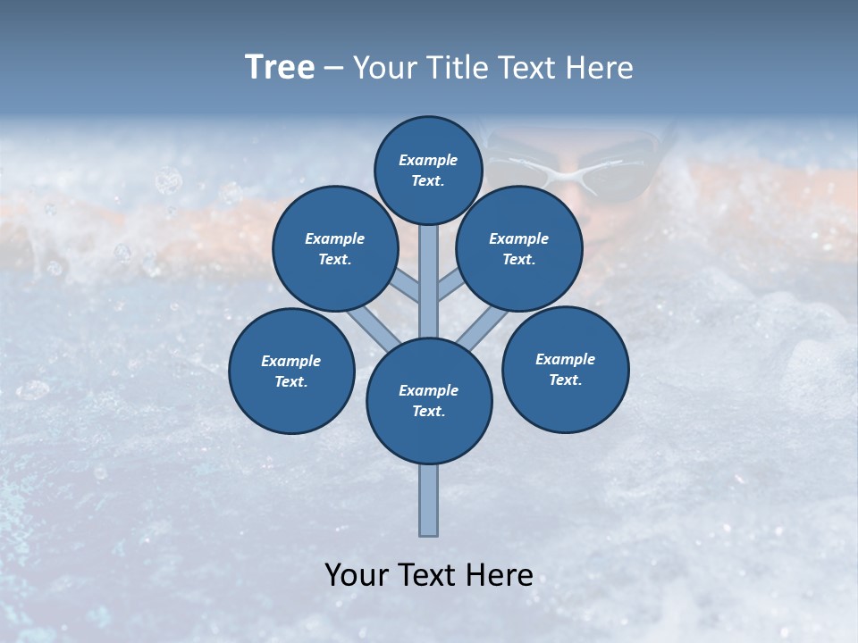 Young Swimmer Female PowerPoint Template