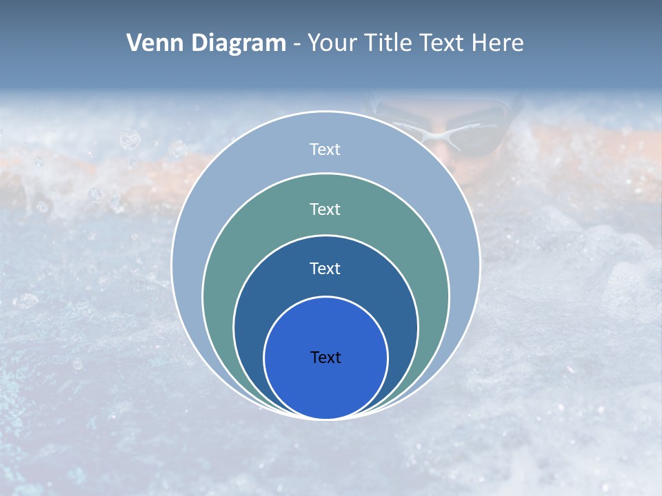 Young Swimmer Female PowerPoint Template