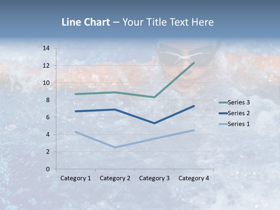 Young Swimmer Female PowerPoint Template