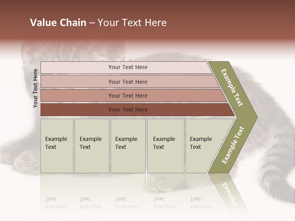 Isolated Detail Close Up Grey PowerPoint Template