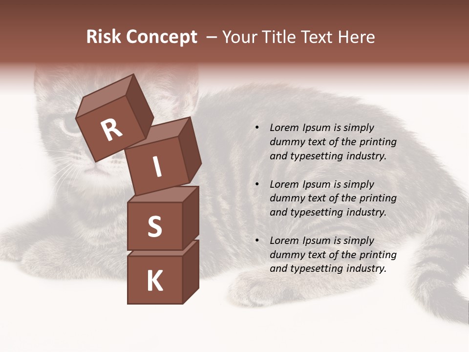 Isolated Detail Close Up Grey PowerPoint Template