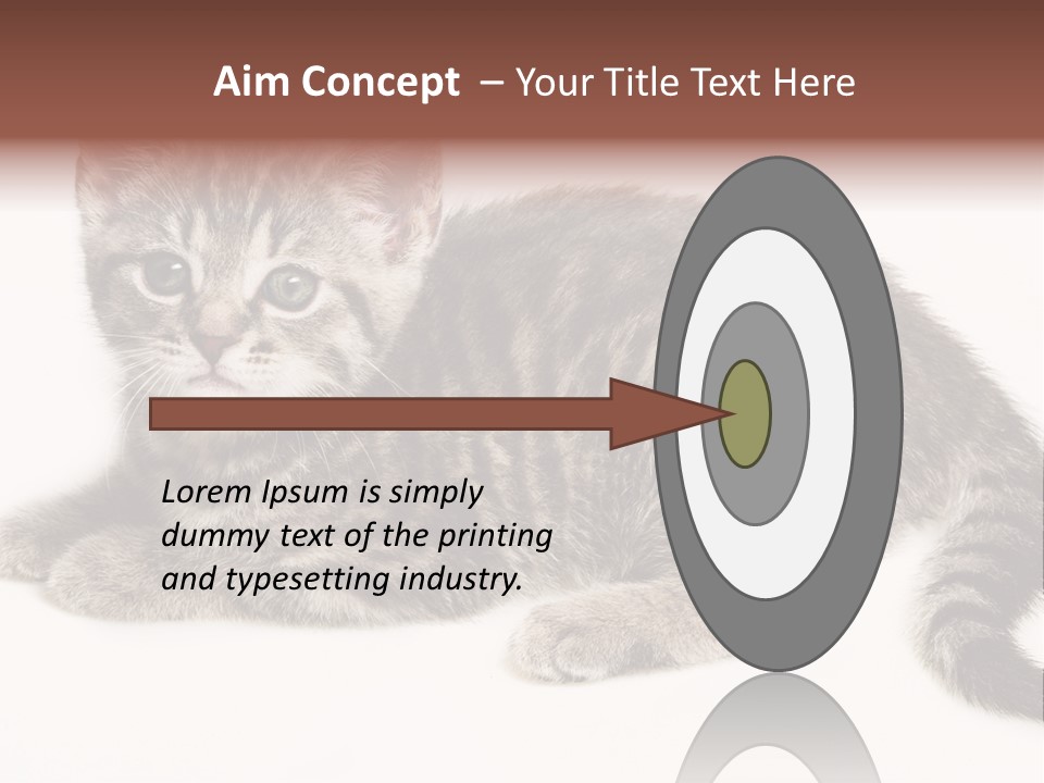 Isolated Detail Close Up Grey PowerPoint Template