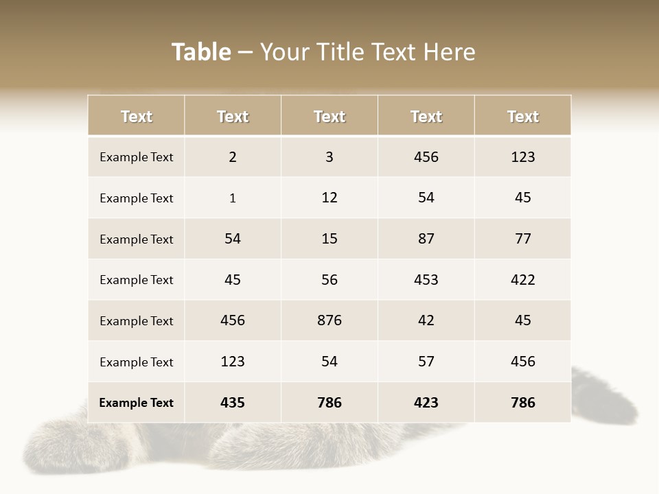 Small Kitty Sweet PowerPoint Template