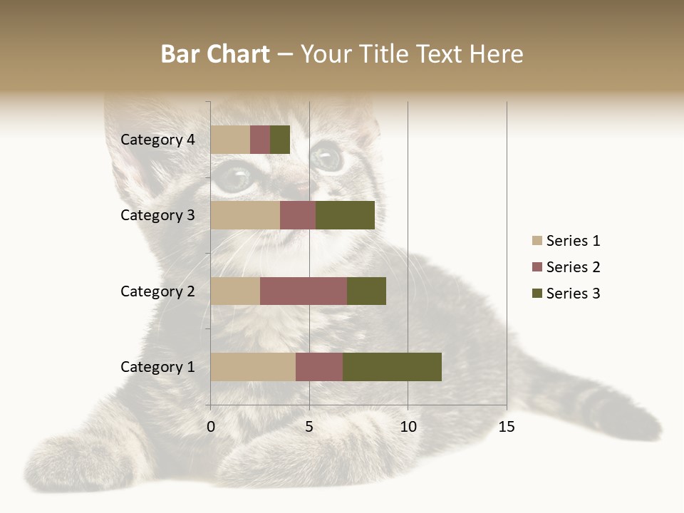Small Kitty Sweet PowerPoint Template