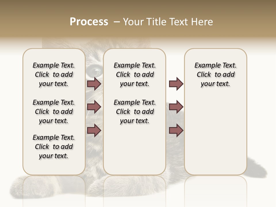 Small Kitty Sweet PowerPoint Template