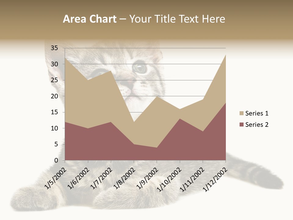 Small Kitty Sweet PowerPoint Template