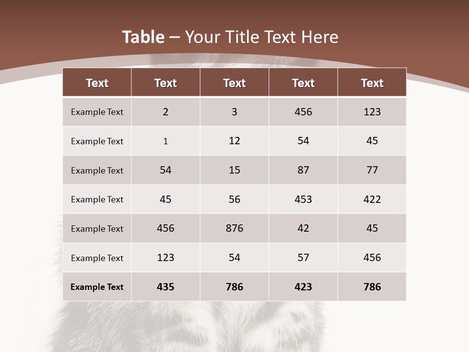 Spring Healthy Springtime PowerPoint Template