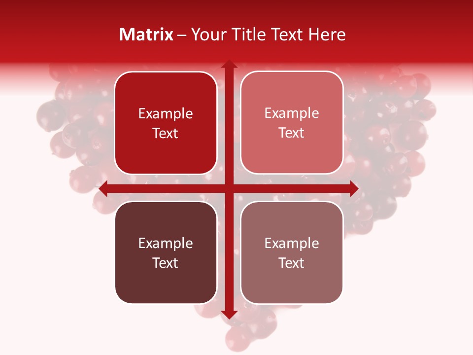 Mossberry Freshness Pile PowerPoint Template