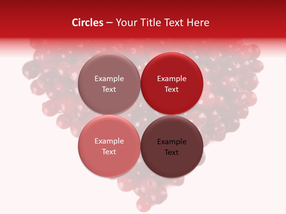 Mossberry Freshness Pile PowerPoint Template