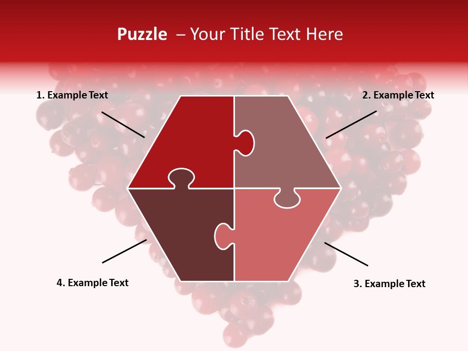 Mossberry Freshness Pile PowerPoint Template