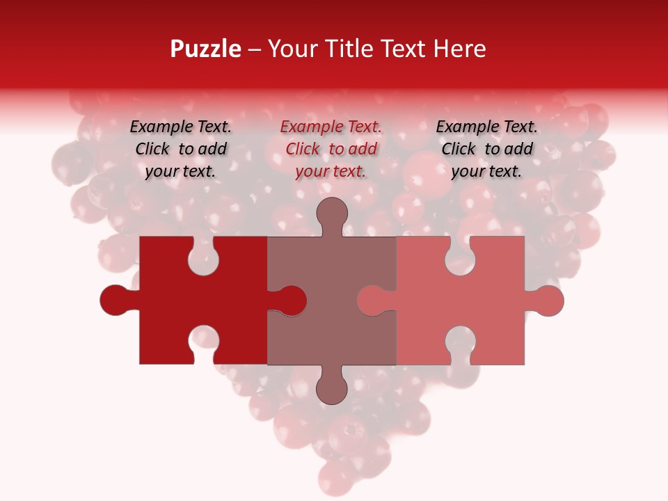 Mossberry Freshness Pile PowerPoint Template