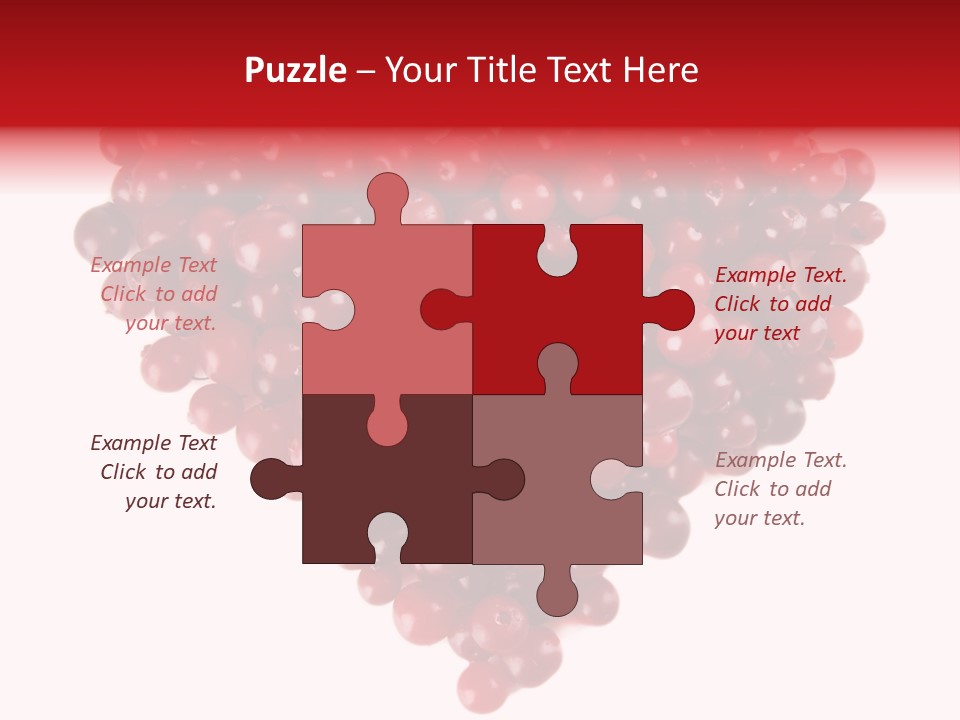 Mossberry Freshness Pile PowerPoint Template