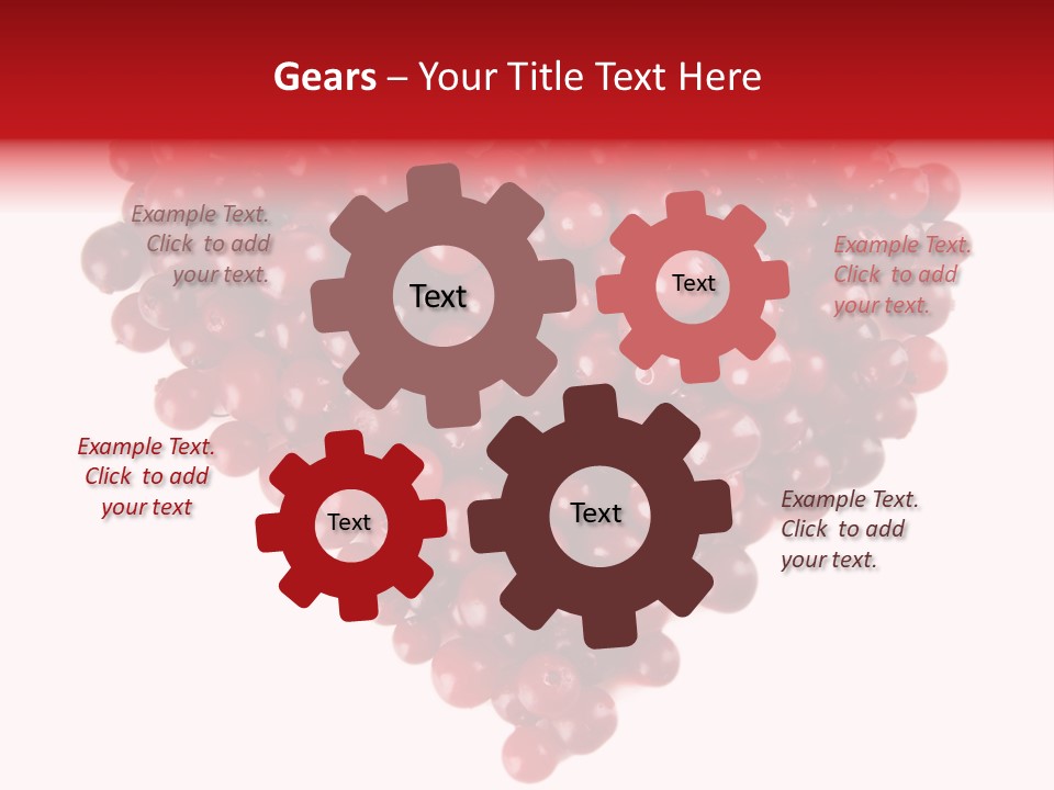 Mossberry Freshness Pile PowerPoint Template