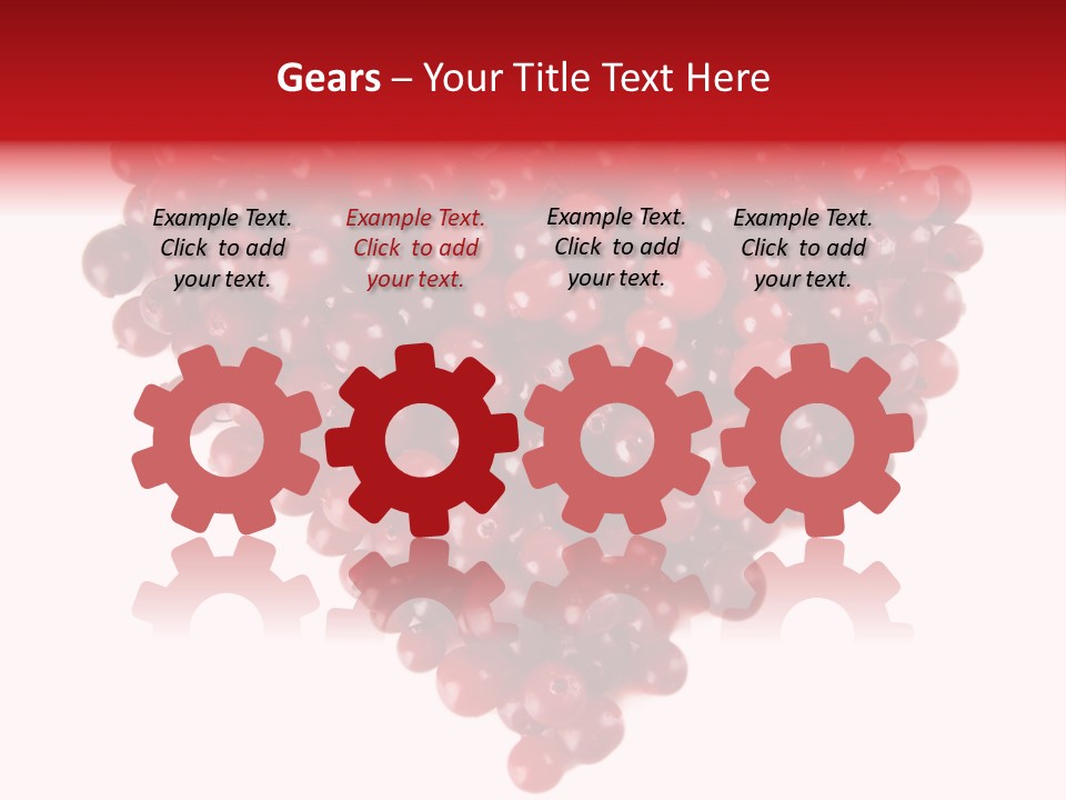 Mossberry Freshness Pile PowerPoint Template