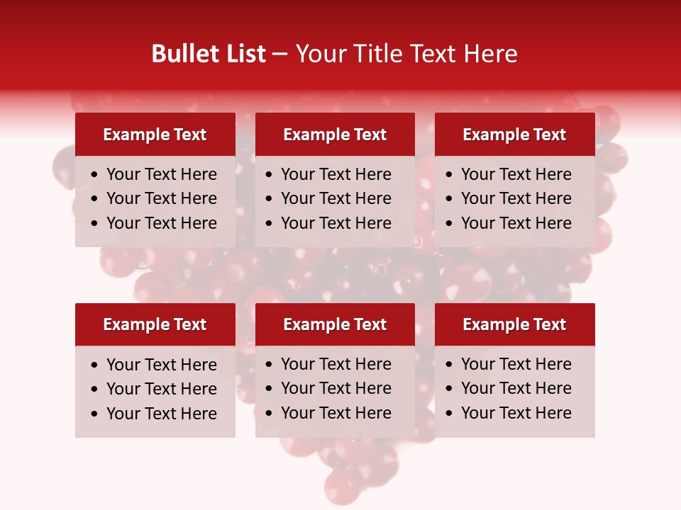 Mossberry Freshness Pile PowerPoint Template