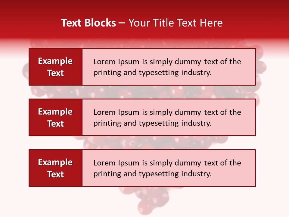 Mossberry Freshness Pile PowerPoint Template