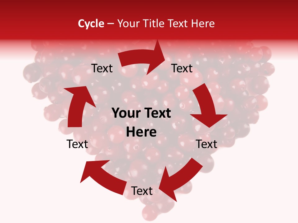 Mossberry Freshness Pile PowerPoint Template