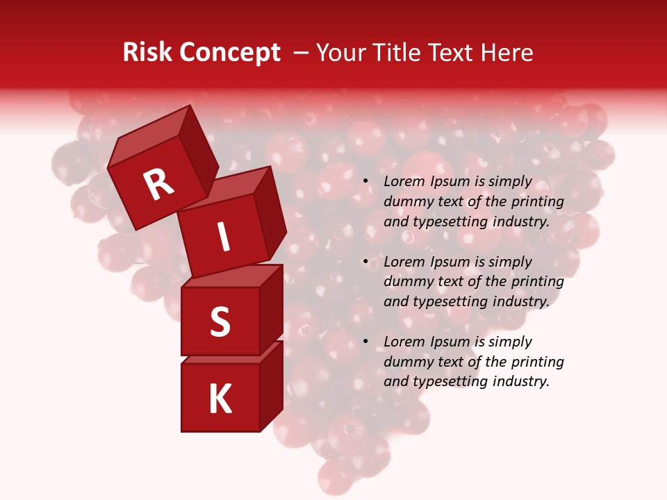 Mossberry Freshness Pile PowerPoint Template