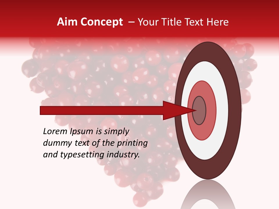 Mossberry Freshness Pile PowerPoint Template