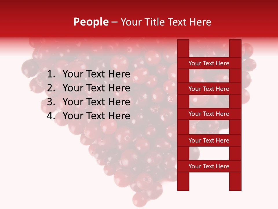 Mossberry Freshness Pile PowerPoint Template