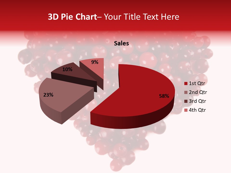 Mossberry Freshness Pile PowerPoint Template