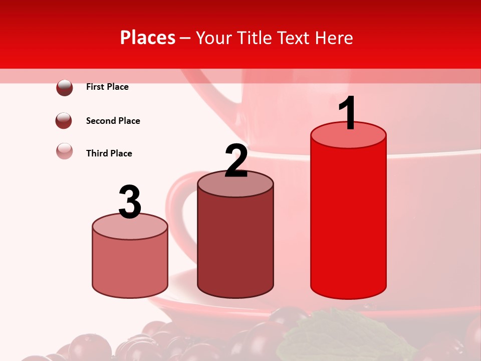 White Tasty Healthy PowerPoint Template