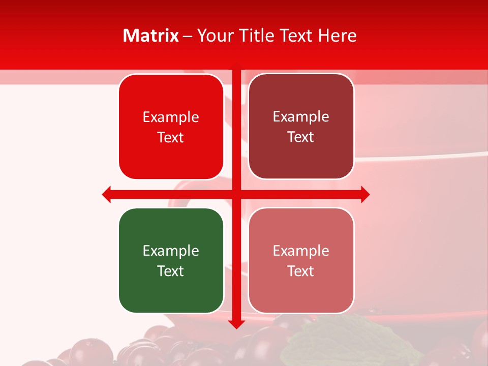White Tasty Healthy PowerPoint Template