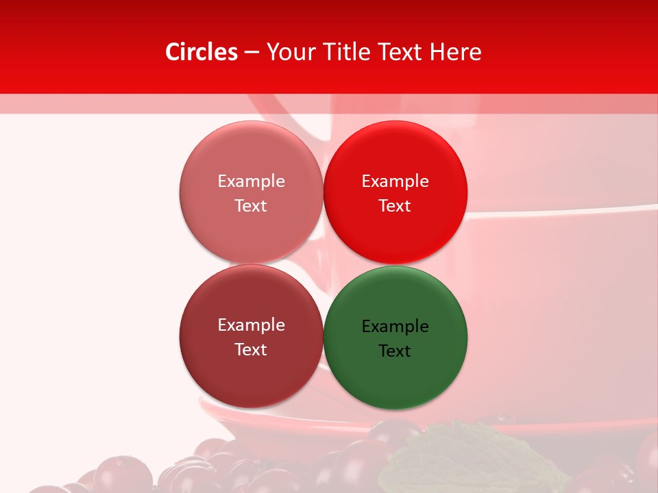 White Tasty Healthy PowerPoint Template