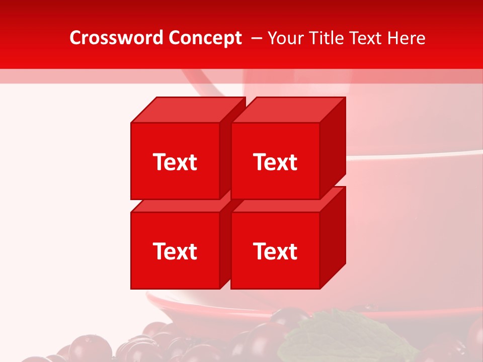 White Tasty Healthy PowerPoint Template