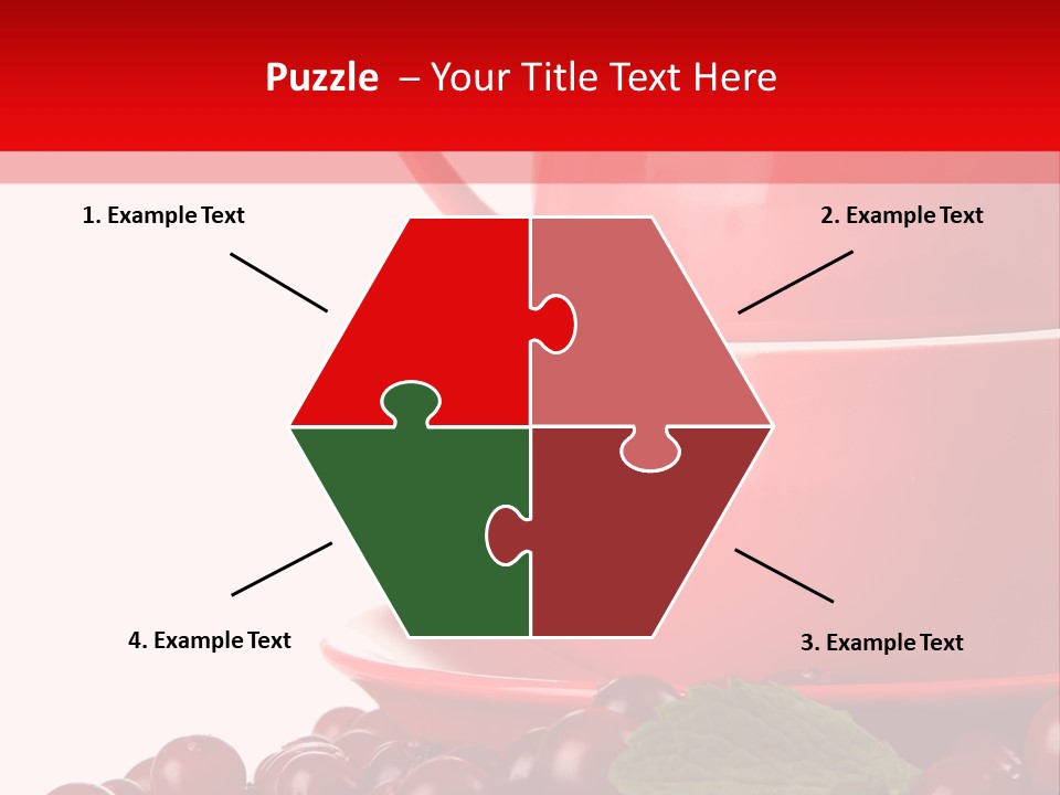 White Tasty Healthy PowerPoint Template