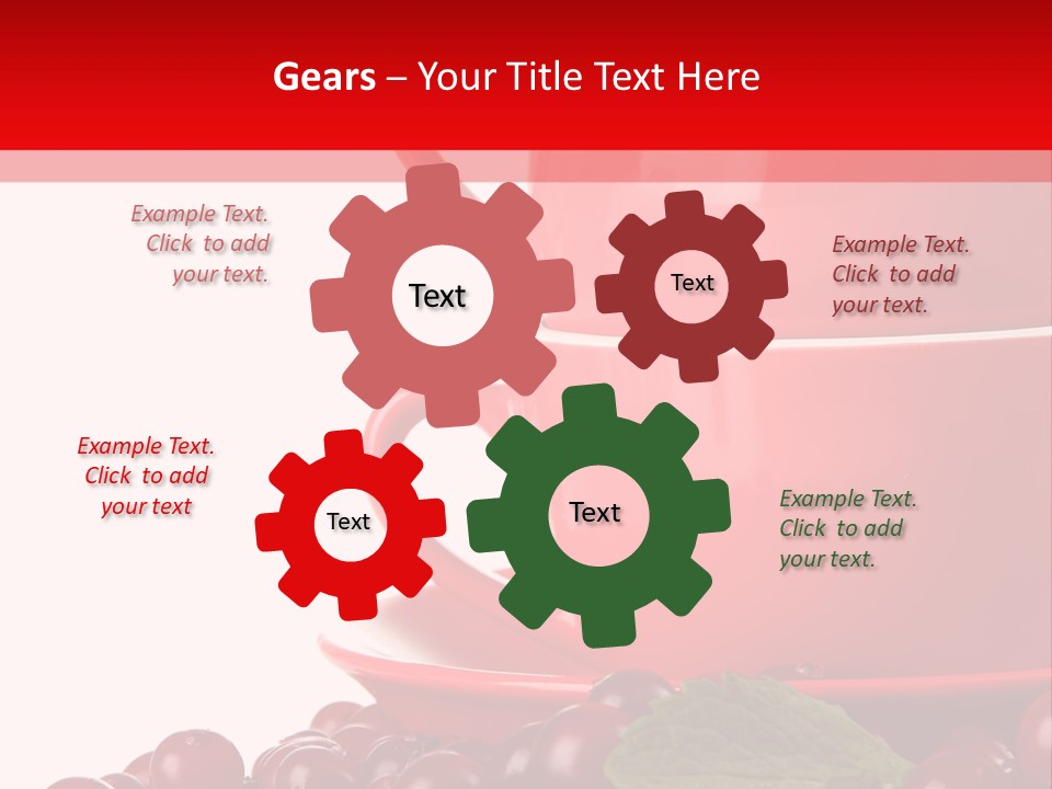 White Tasty Healthy PowerPoint Template