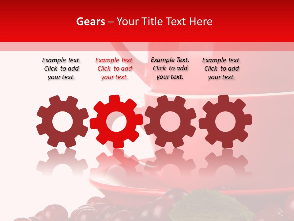 White Tasty Healthy PowerPoint Template