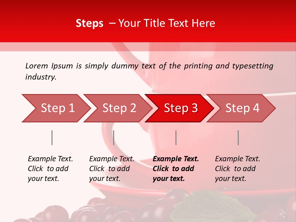 White Tasty Healthy PowerPoint Template