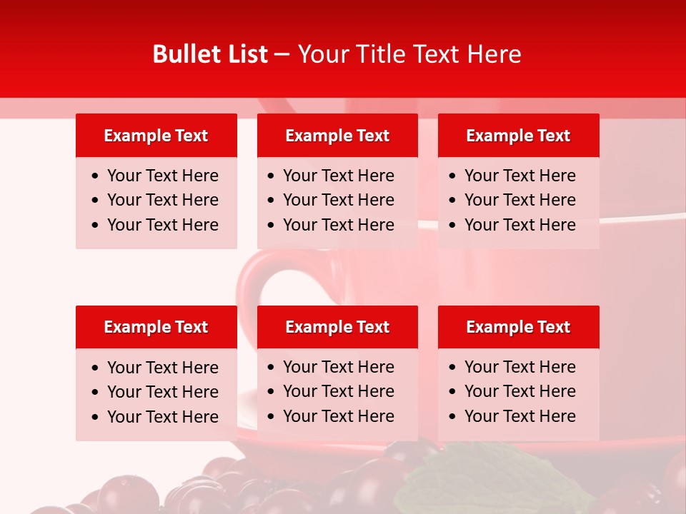 White Tasty Healthy PowerPoint Template