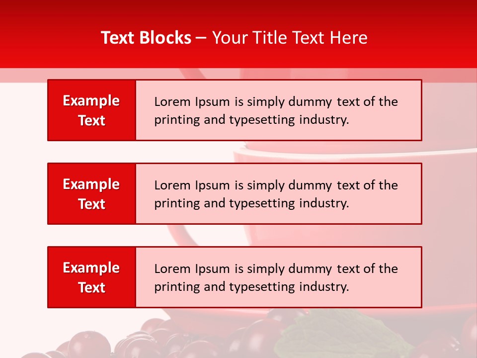 White Tasty Healthy PowerPoint Template