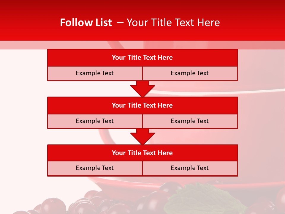 White Tasty Healthy PowerPoint Template