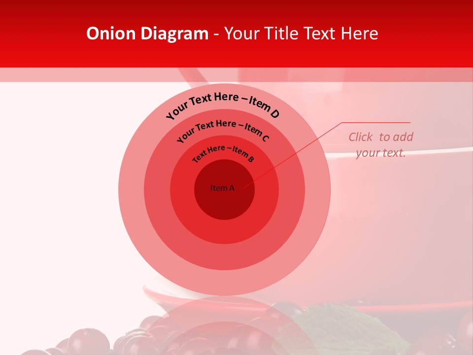 White Tasty Healthy PowerPoint Template