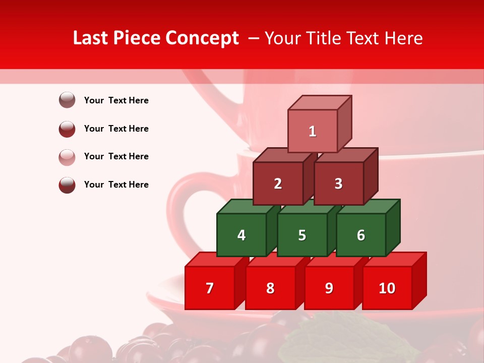 White Tasty Healthy PowerPoint Template