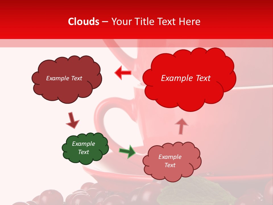 White Tasty Healthy PowerPoint Template