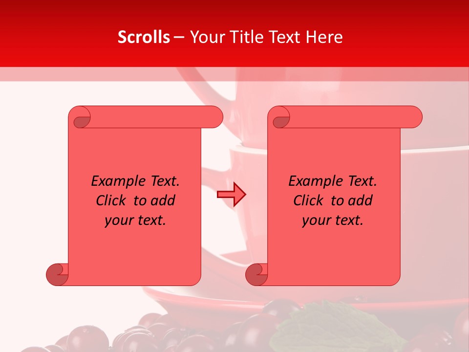 White Tasty Healthy PowerPoint Template