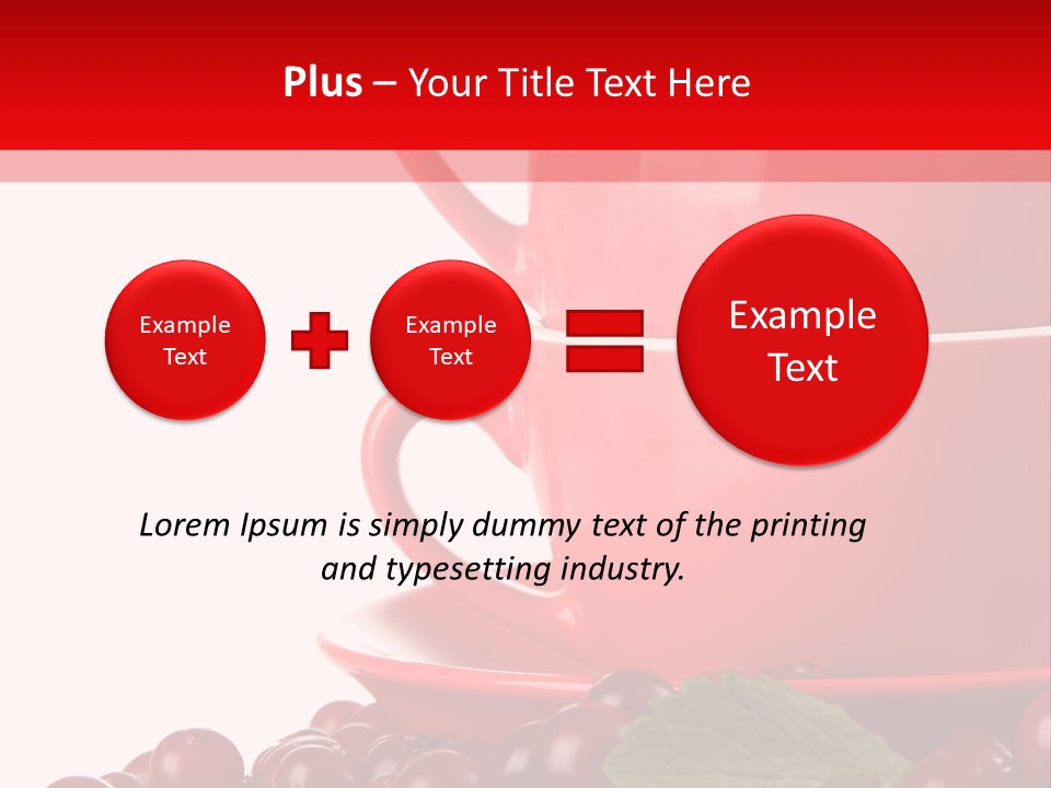 White Tasty Healthy PowerPoint Template